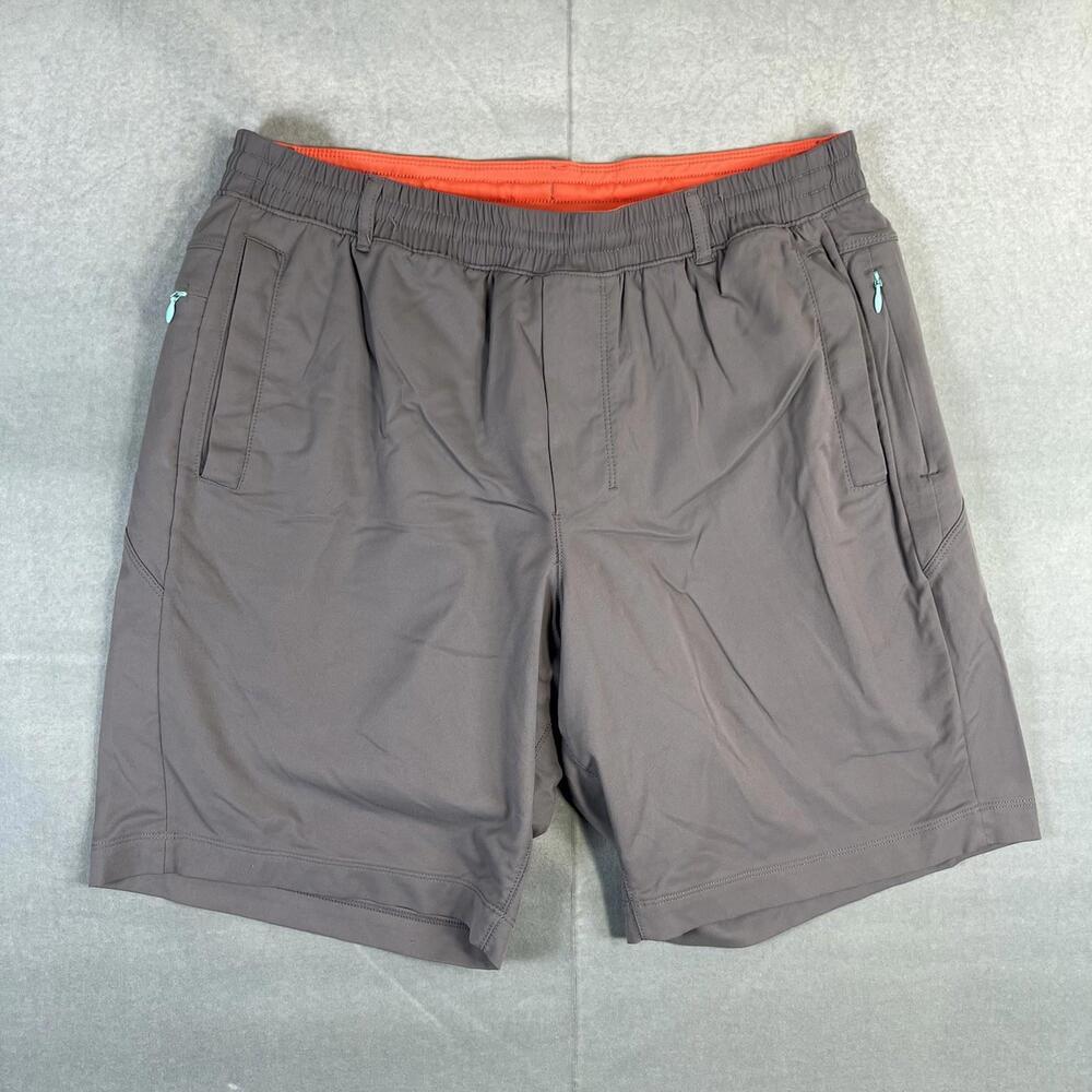Birddogs Lined Athletic Shorts Mens XL Long Gray Boom For Your Boomstick 8"